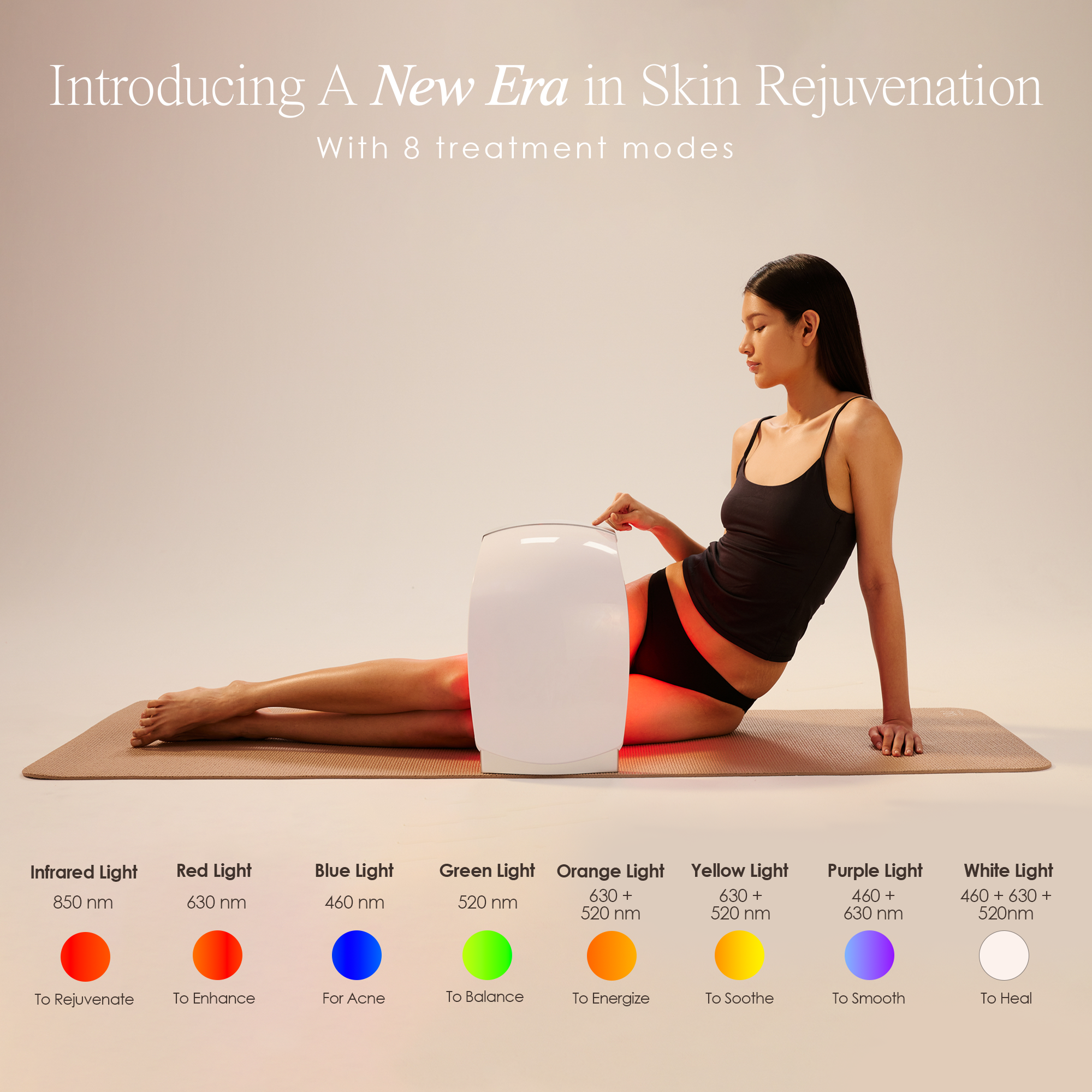 LumaLux Dome | Face & Body LED Red Light Therapy Device - Project E Beauty
