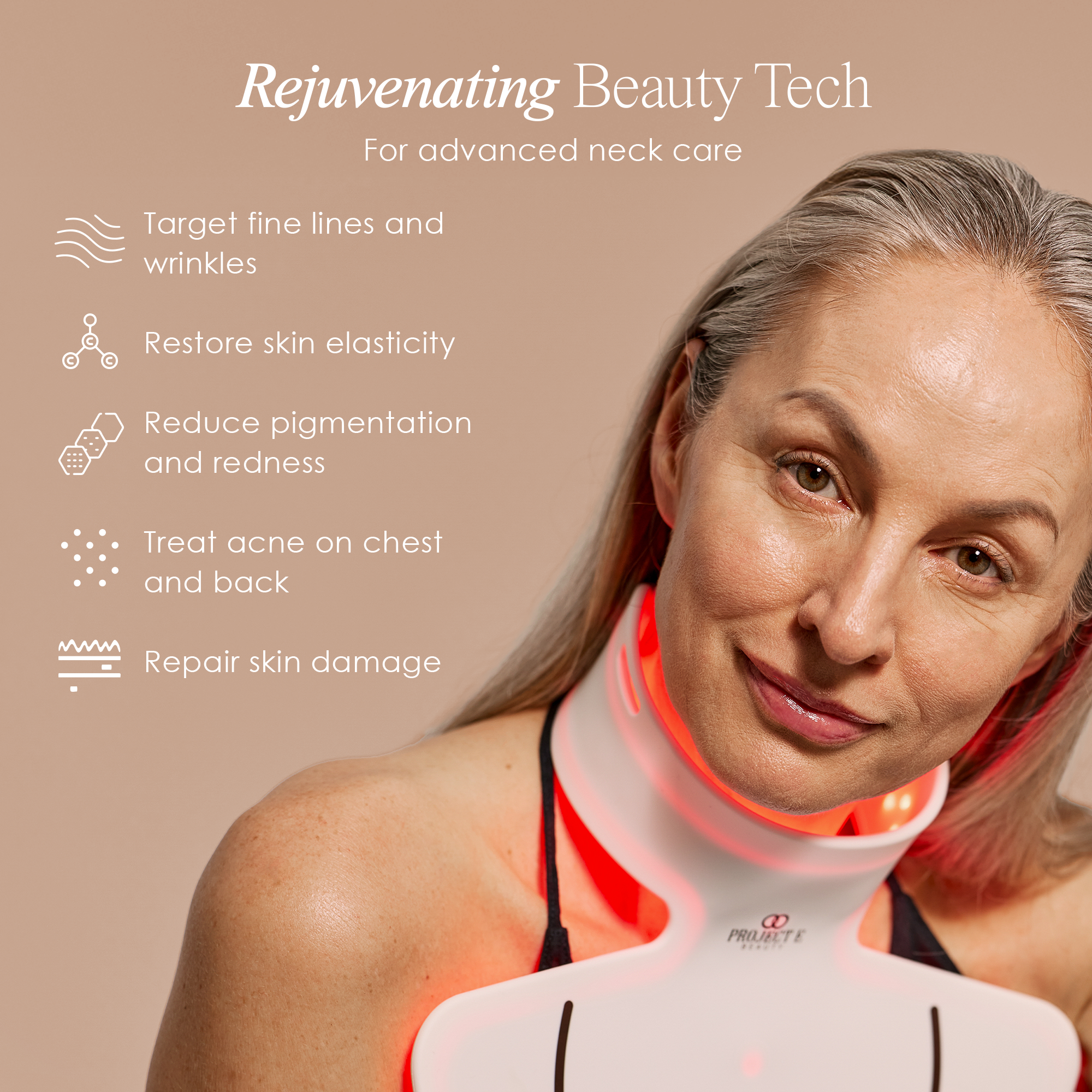 Rejuvenating Beauty Tech
for advanced neck care