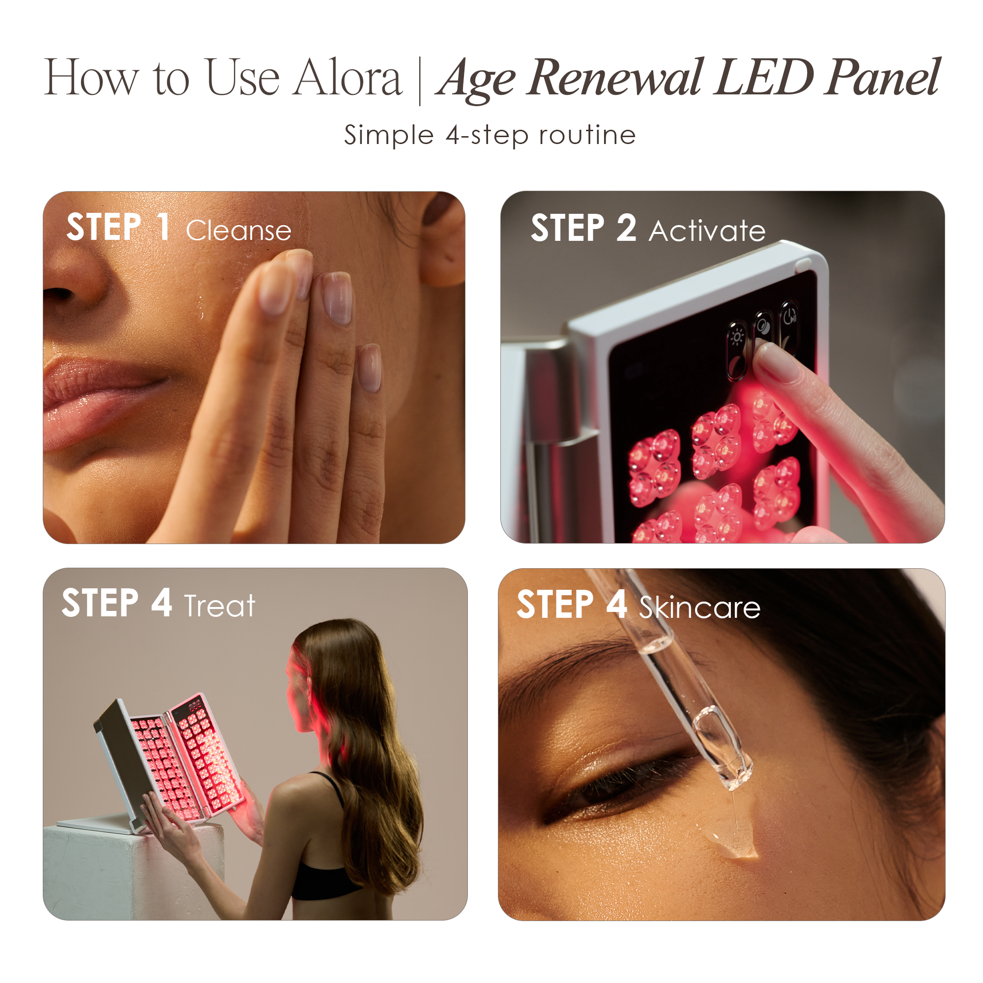 Alora | Age Renewal LED Light Therapy Panel