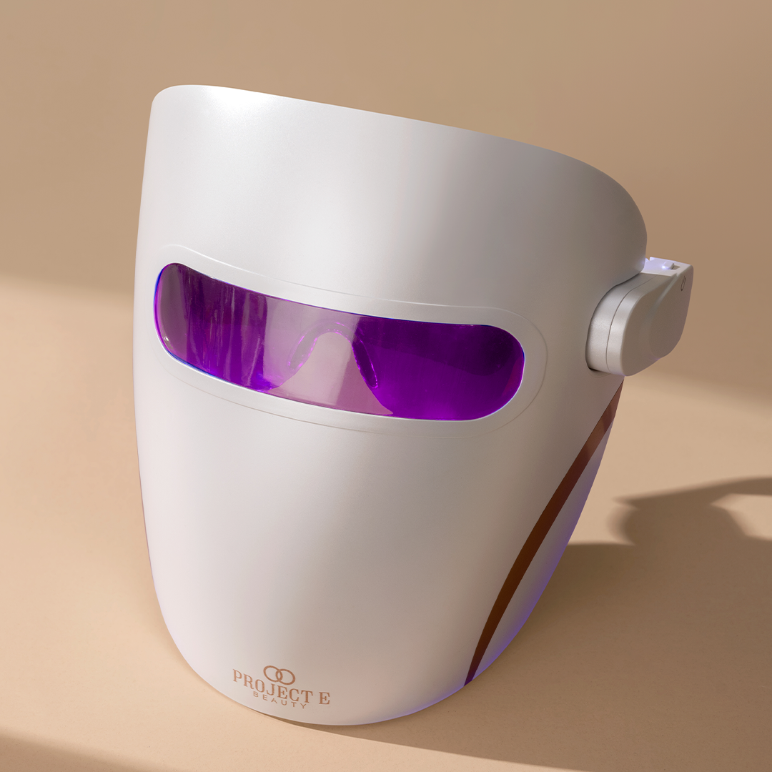 LED light therapy for improving skin tone and texture