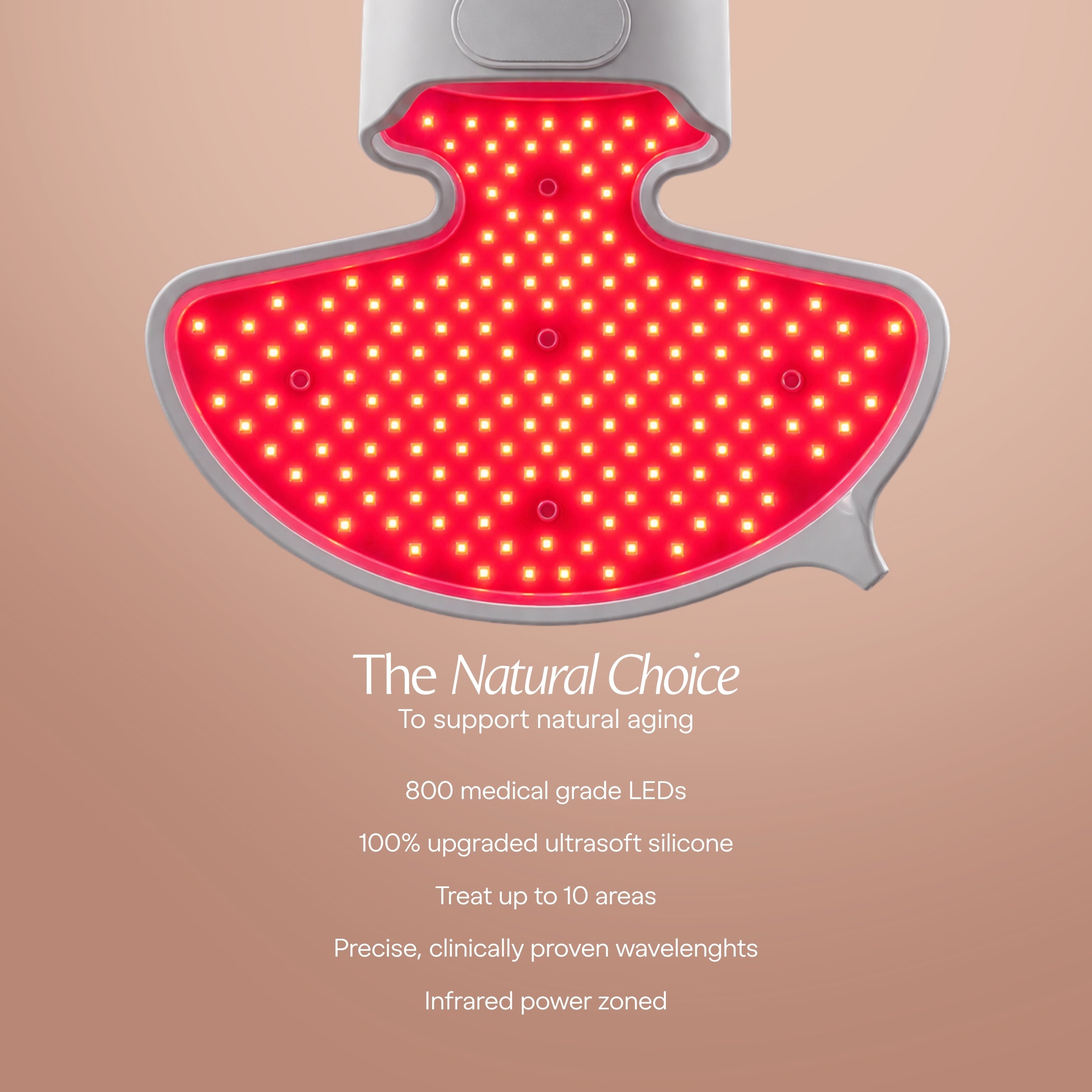 LumaLux Neck & Dec | Pro LED Red Light Therapy Mask